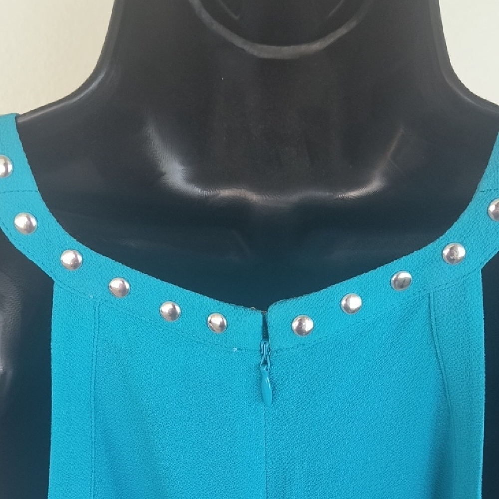 Michael Kors Teal Studded Top - Picture 3 of 6